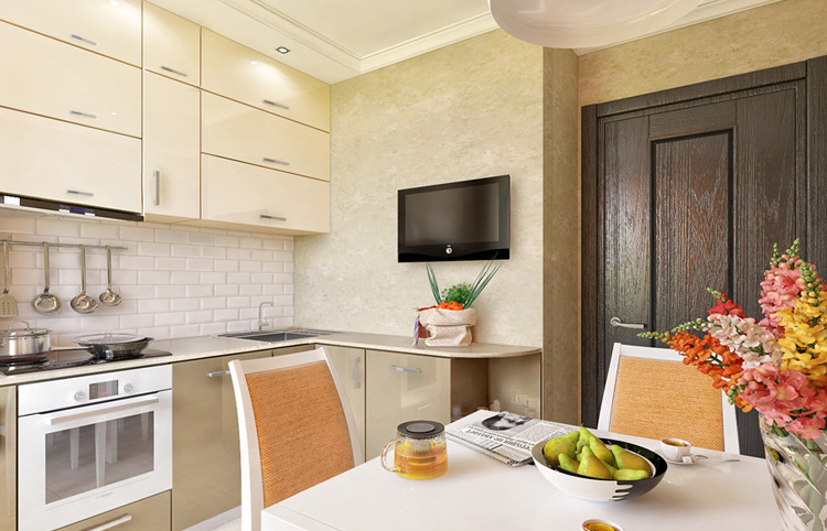 Дизайн кухни-гостиной 23 кв. м со стильными фото-примерами интерьера