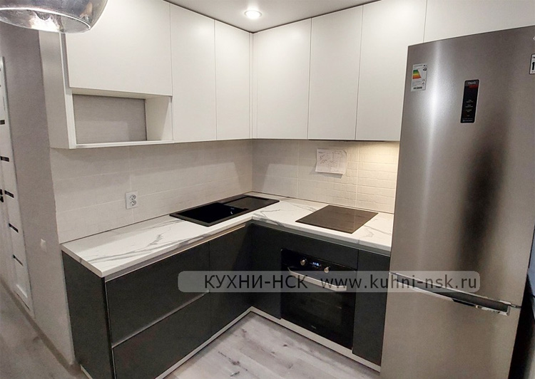 Ремонт кухни 6 кв.м с холодильником: 5 вариантов и 138 фото