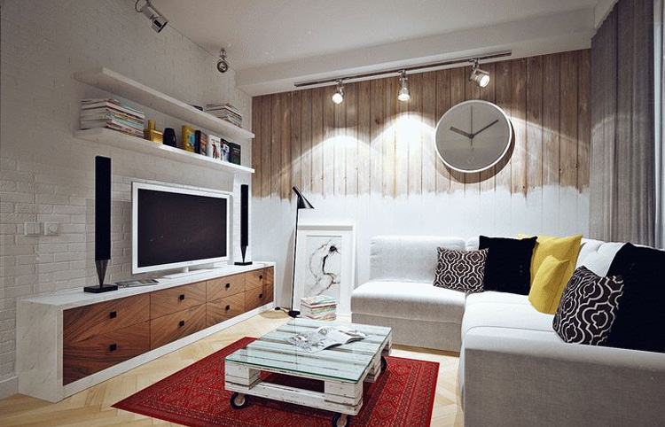 Дизайн небольшой гостиной в современном стиле (40 фото)